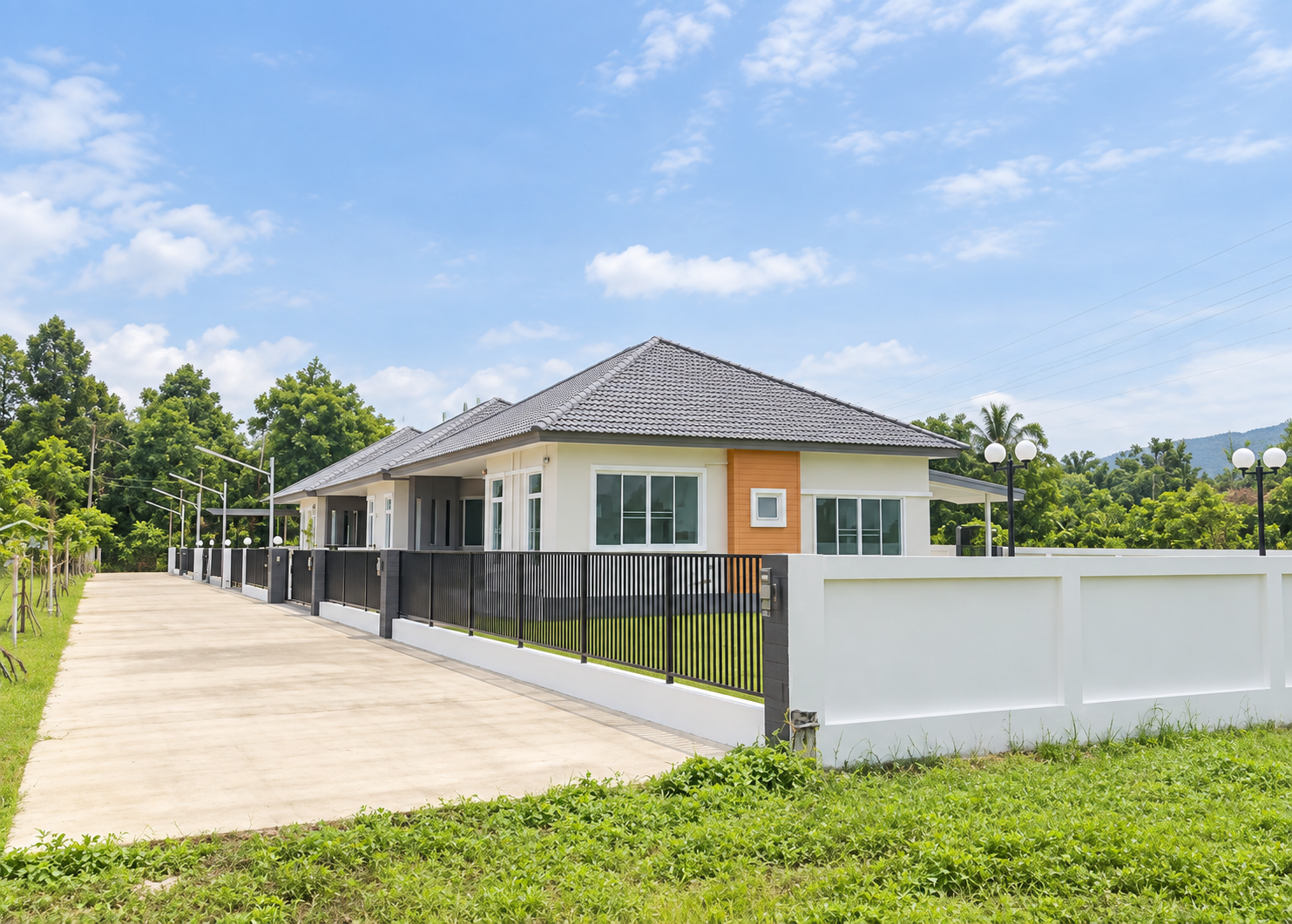 บ้านชั้นเดียว โครงการ The Amber Village