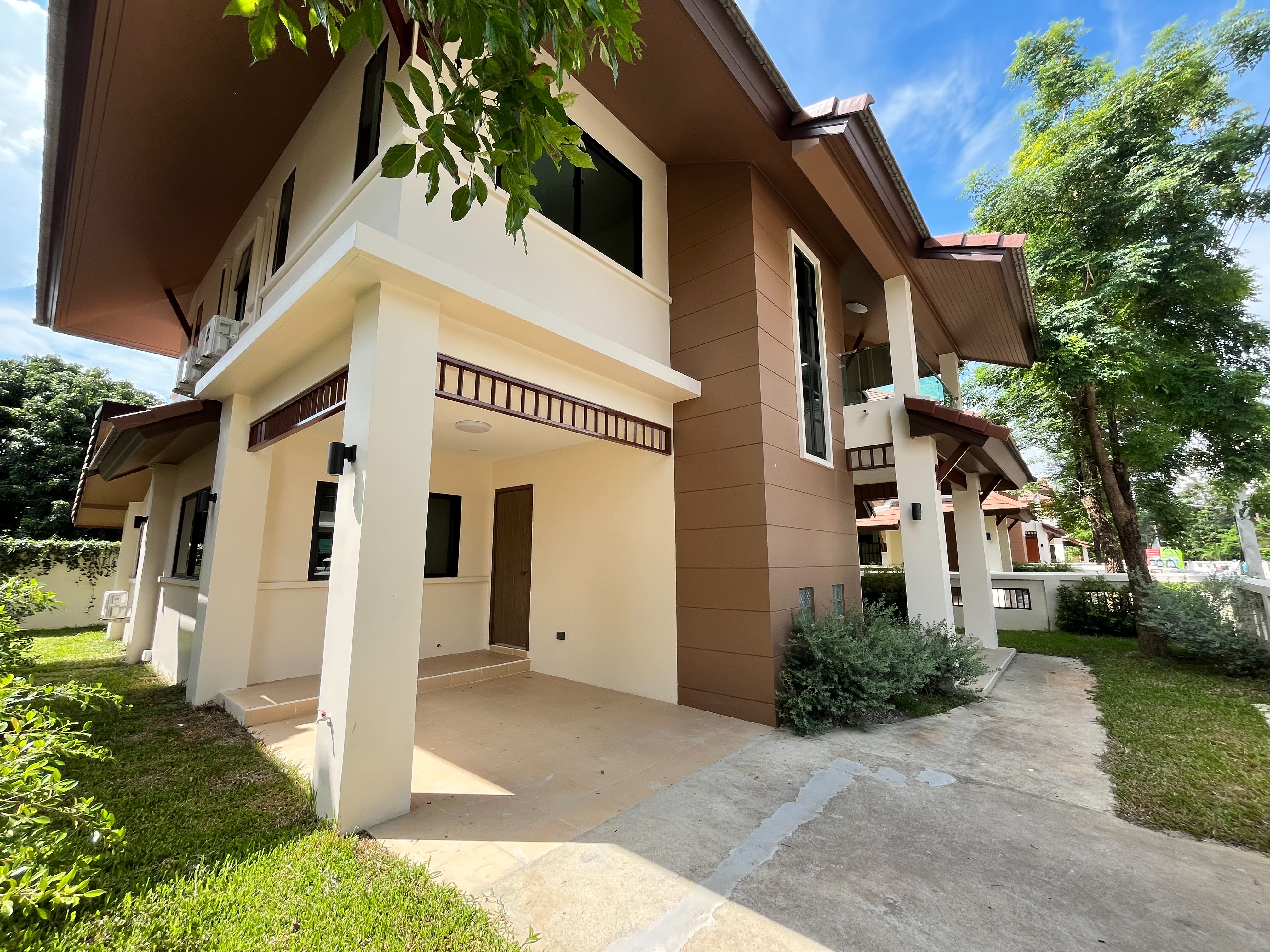 โครงการบ้าน @หางดง บ้านชานเมืองสไตล์ล้านนา  เงียบสงบไม่มีเครื่องบินผ่าน