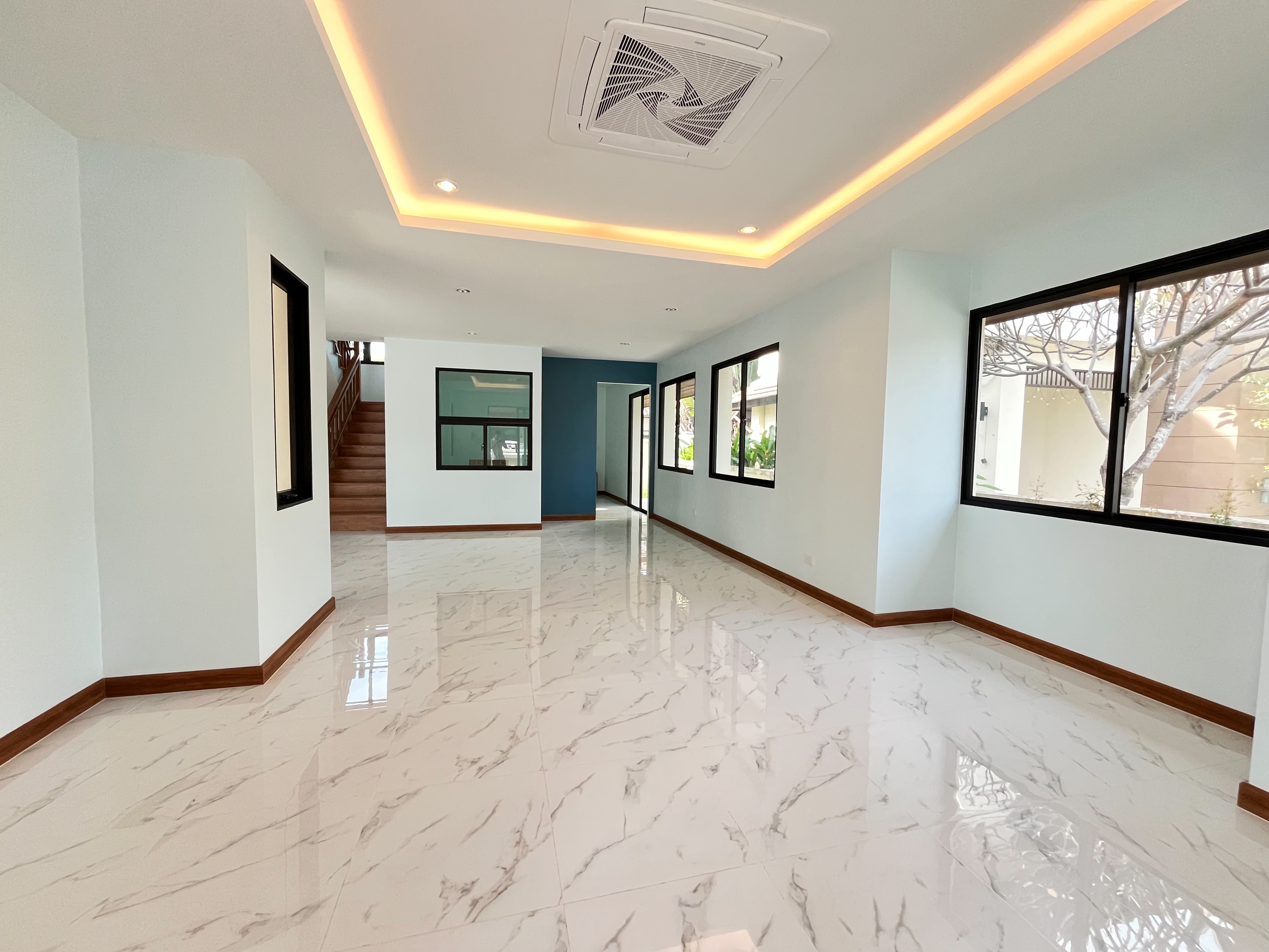 โครงการบ้าน @หางดง บ้านชานเมืองสไตล์ล้านนา  เงียบสงบไม่มีเครื่องบินผ่าน