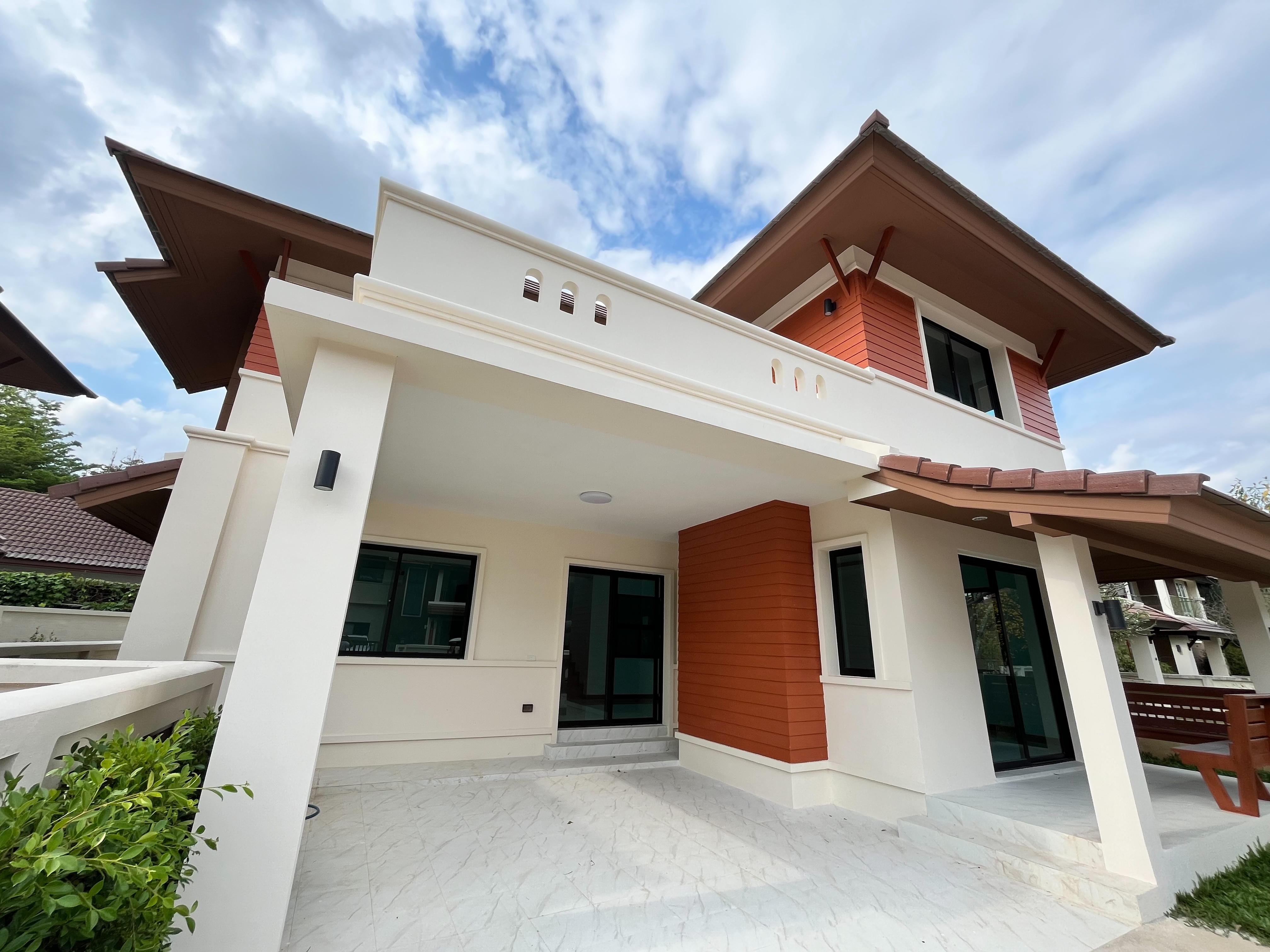 โครงการบ้าน @หางดง บ้านชานเมืองสไตล์ล้านนา  เงียบสงบไม่มีเครื่องบินผ่าน