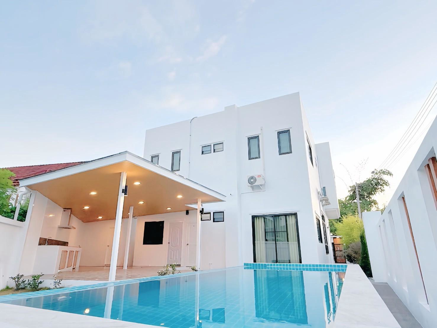 บ้านเดี่ยวสไตล์โมเดิร์น  POOL VILLA (สระว่ายน้ำส่วนตัว)